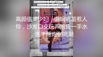 高颜值美少妇，温婉娇羞惹人怜，沙发口交玩弄鲍鱼一手水，连干两炮到高潮